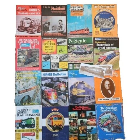 Model Train Design Book Magazine Lot Traction Guide Detailing Scenery Railroader - Picture 1 of 10